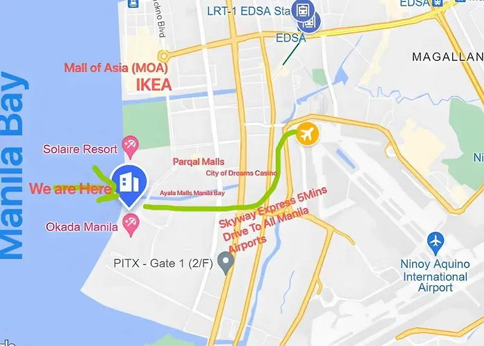 Luxury 1,2,3bedrooms Sunset Retreat Next To Okada Casino,manila Airports,moa Apartamento *